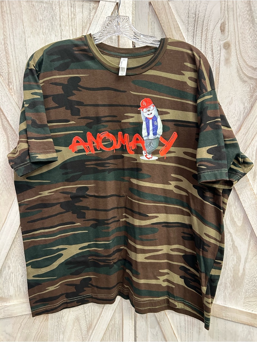 Camo Short Sleeve Tee - Green/Brown